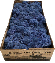 MosBiz Rendiermos royal blue per 500 gram voor decoraties