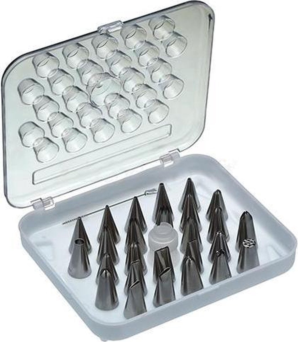 KitchenCraft Icing tip / spuitmondjes set van 26 - Sweetly Does It | Kitchen Craft