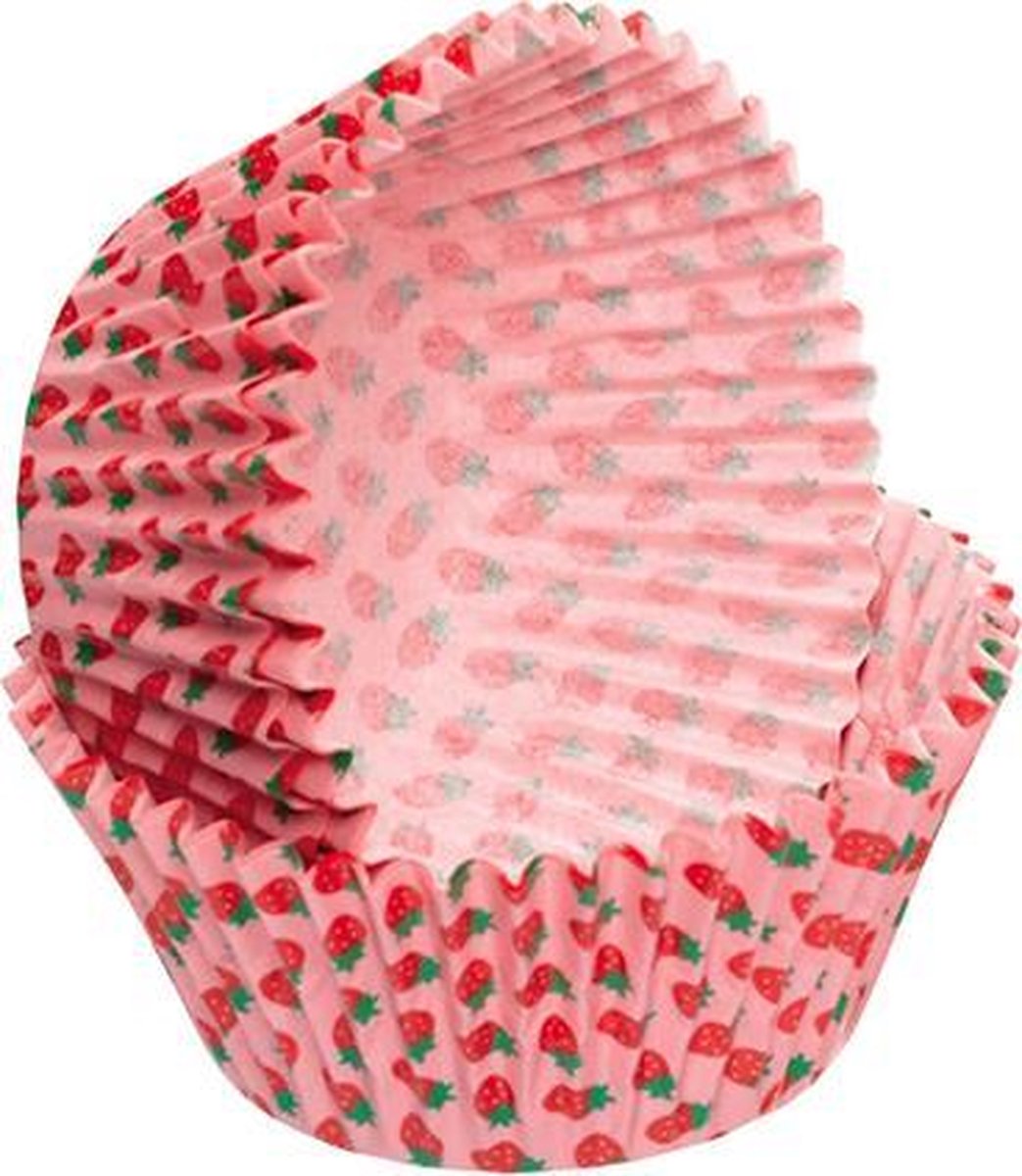 Cupcake aardbei