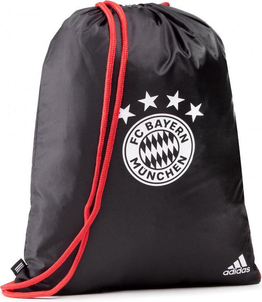 FC Bayern zwemtas - turntas - Adidas - zwart/rood