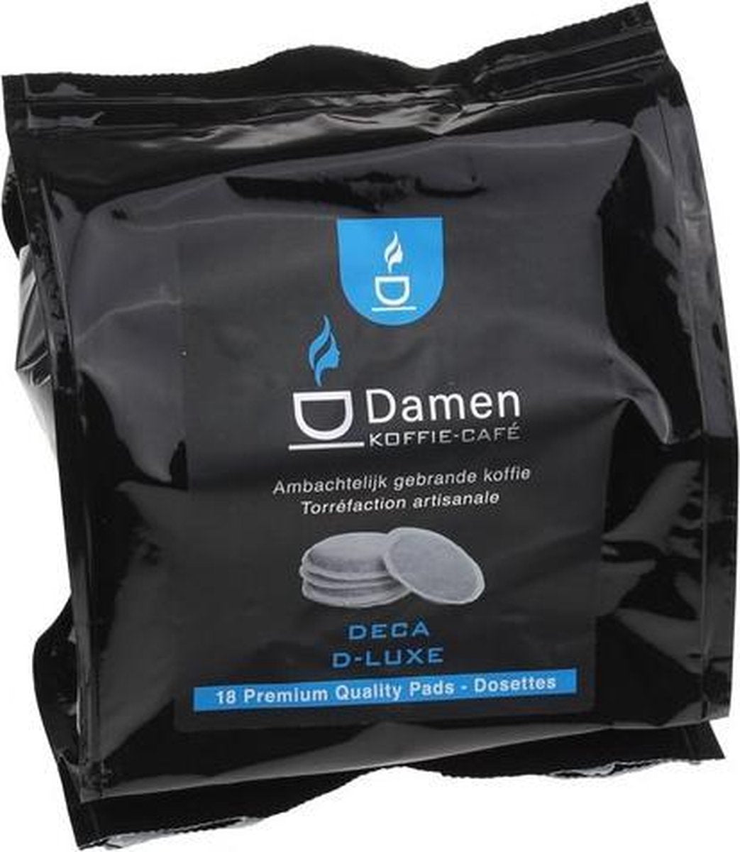 Damen - Damen Café Deca D-Luxe PADS koffie - 18 pads - dos - DK008