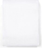 Damminga Katoenen Baby Deken Wafel - Wit - 75x100cm