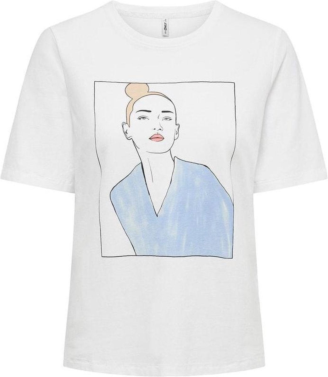 Onldina Life Boxy S/s Box Top Jrs 15225868 Bright White/knot