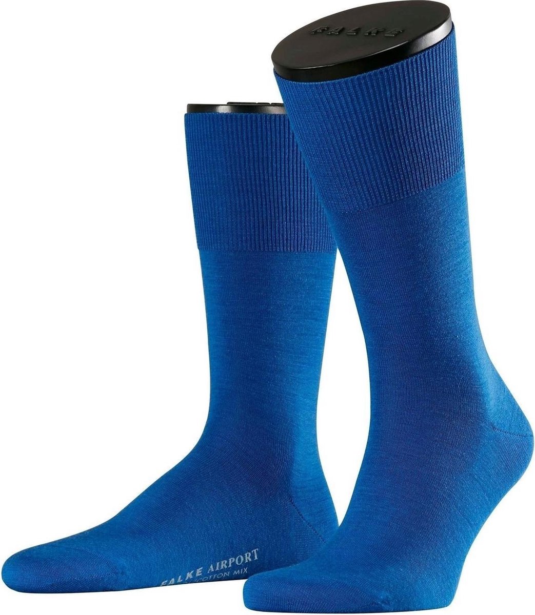 FALKE Airport Heren Sokken - Sappire - Maat 45-46