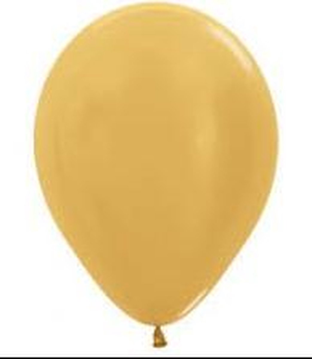 Sempertex ballon goud 5”