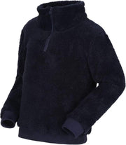 Kessie donzige Fleece met halve rits van Regatta voor Kinderen