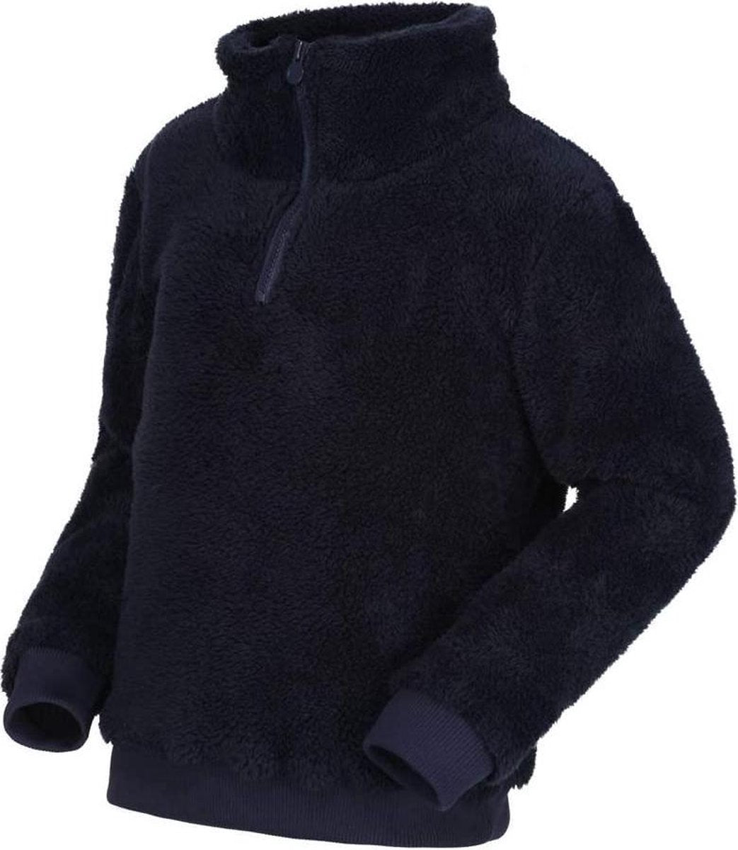 Kessie donzige Fleece met halve rits van Regatta voor Kinderen