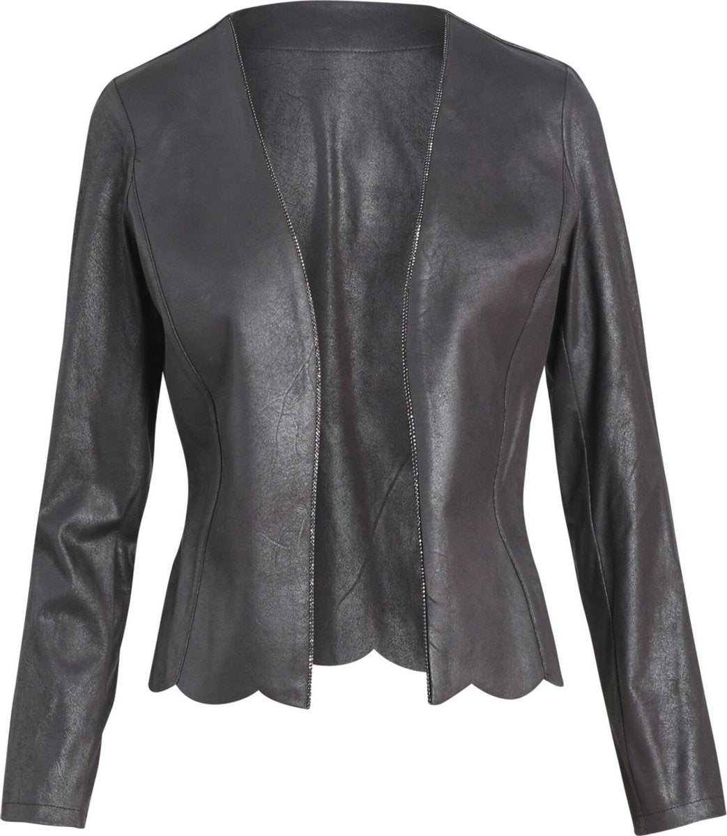 Cassis - Jasje met lurex - Zwart