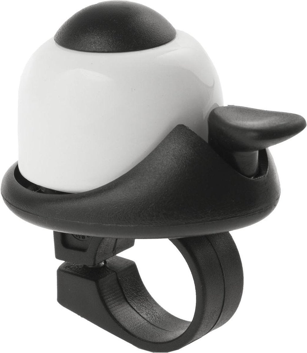 M-wave Fietsbel Mini Bella 36 Mm Aluminium Zwart/wit