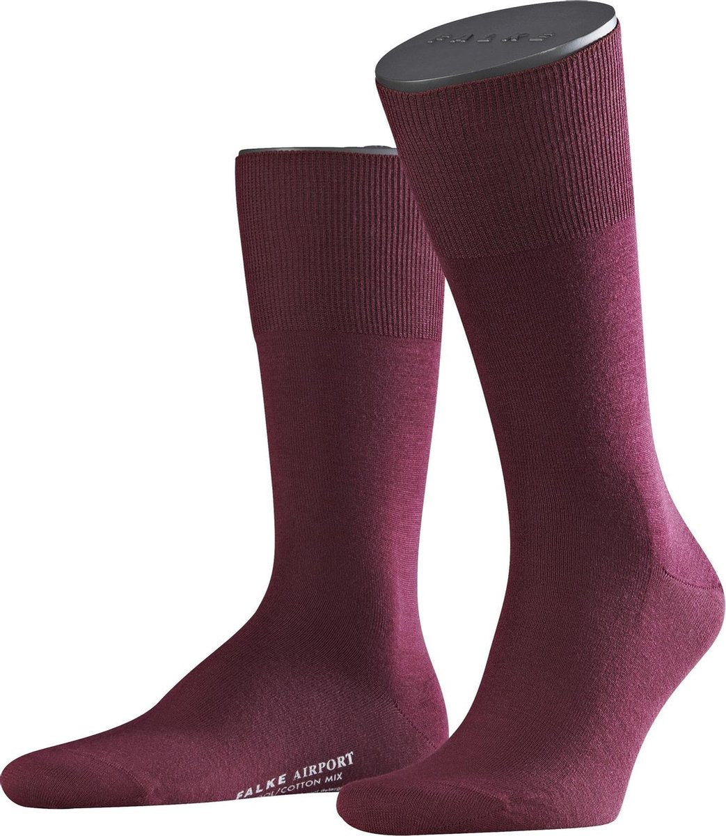 FALKE Airport Heren Sokken - Barolo - Maat 39-40