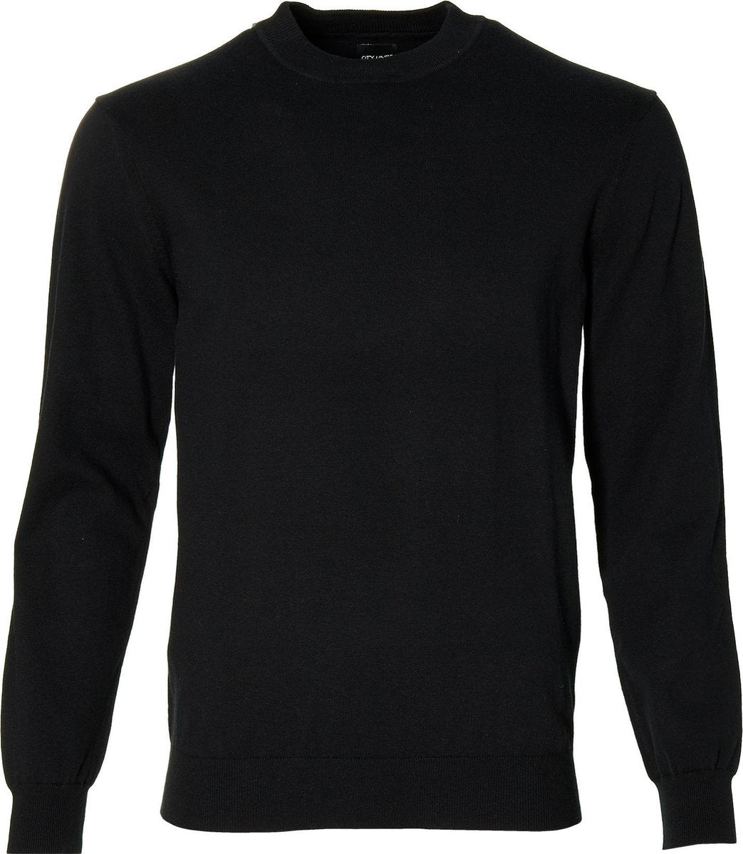 City Line By Nils Pullover - Slim Fit - Zwart - L