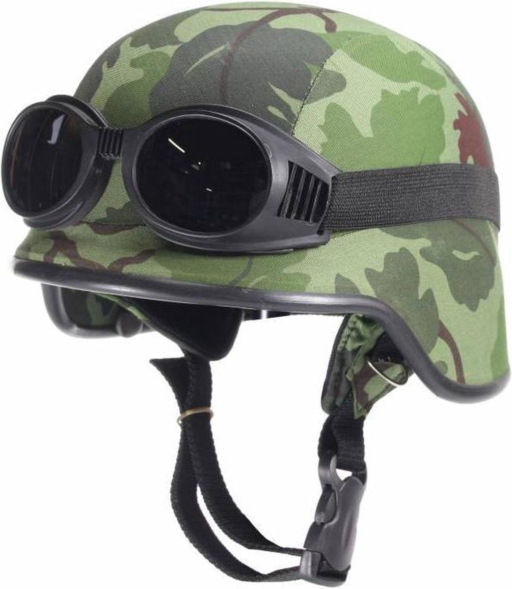 Army chopper motorhelm desert camou