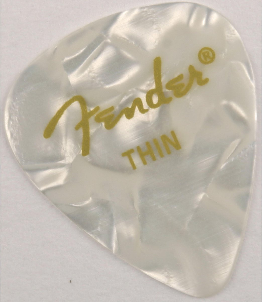 Picks 351 wit Moto thin 12er Set Premium Celluloid