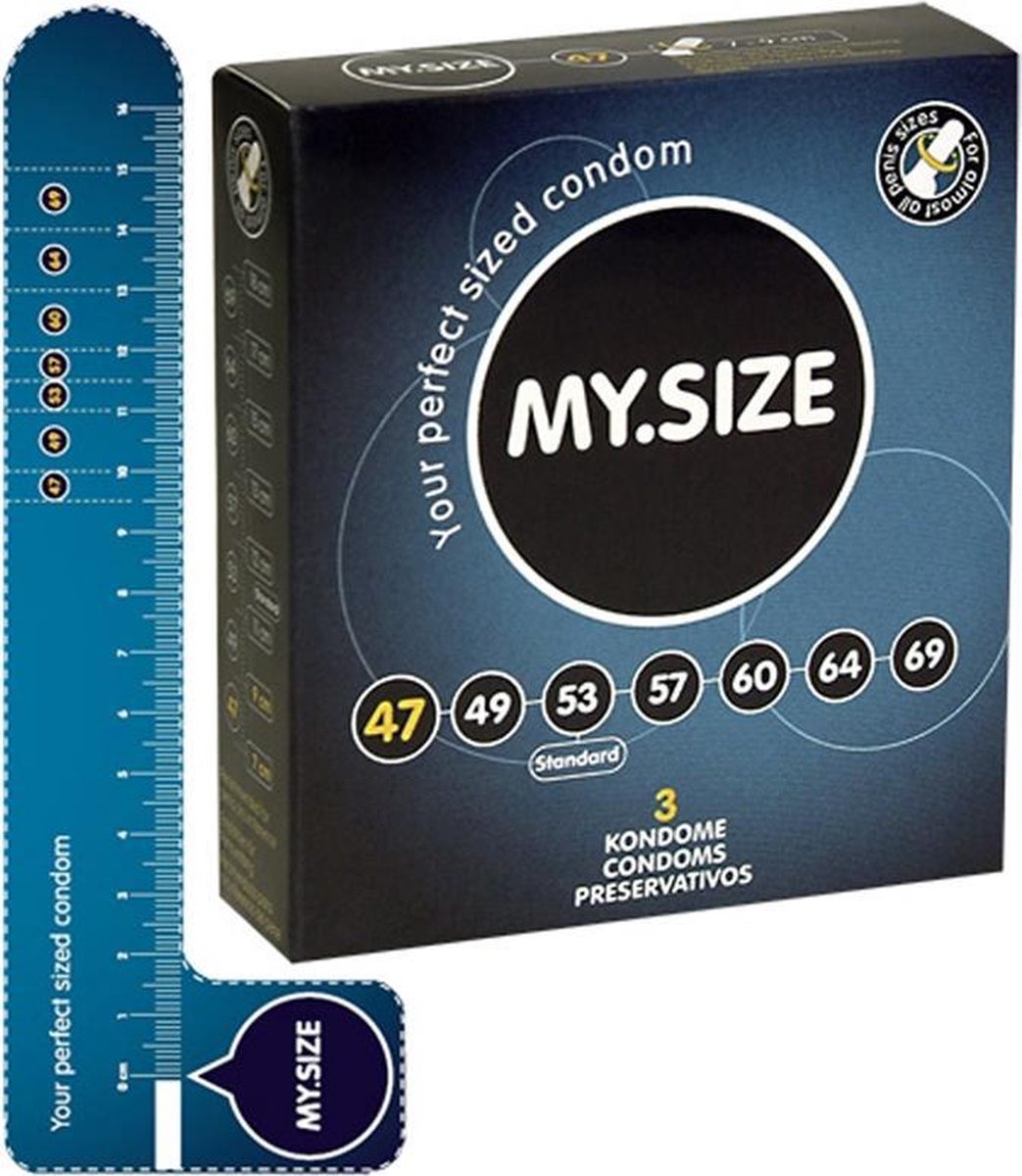 My.Size Condooms maat 47 - 3 stuks