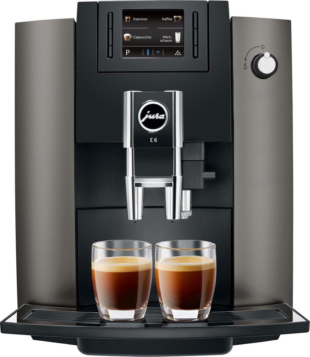 Jura Impressa E6-  Espressomachine - Dark inox