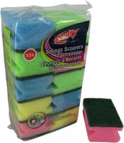 Multy Schuursponsen 10 Stuks 4 Assorti Kleur