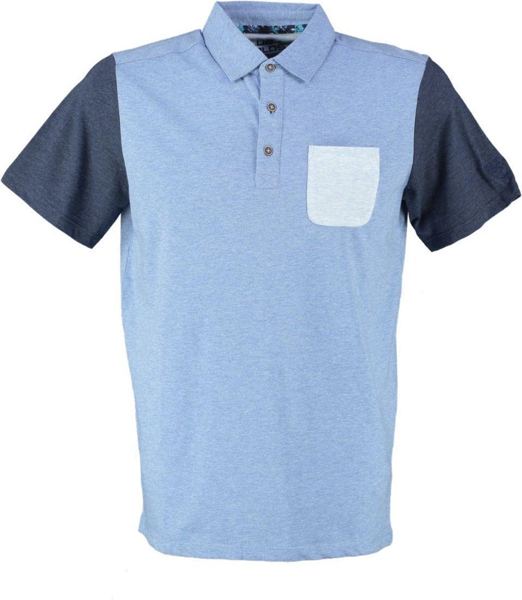 Bluefields blauwe polo - Maat S
