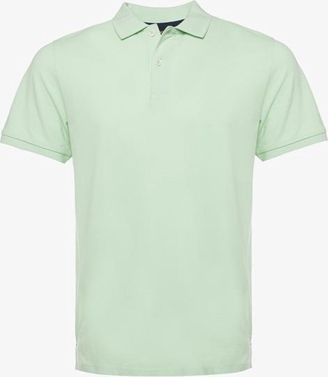 Unsigned heren polo mint - Groen - Maat M