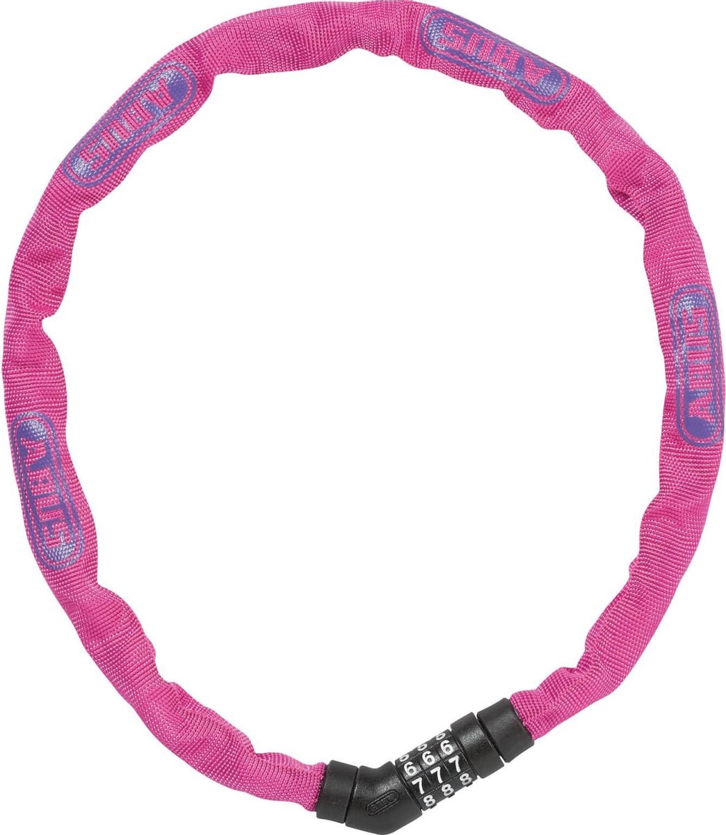 ABUS 4804C/75 Kettingslot - Roze