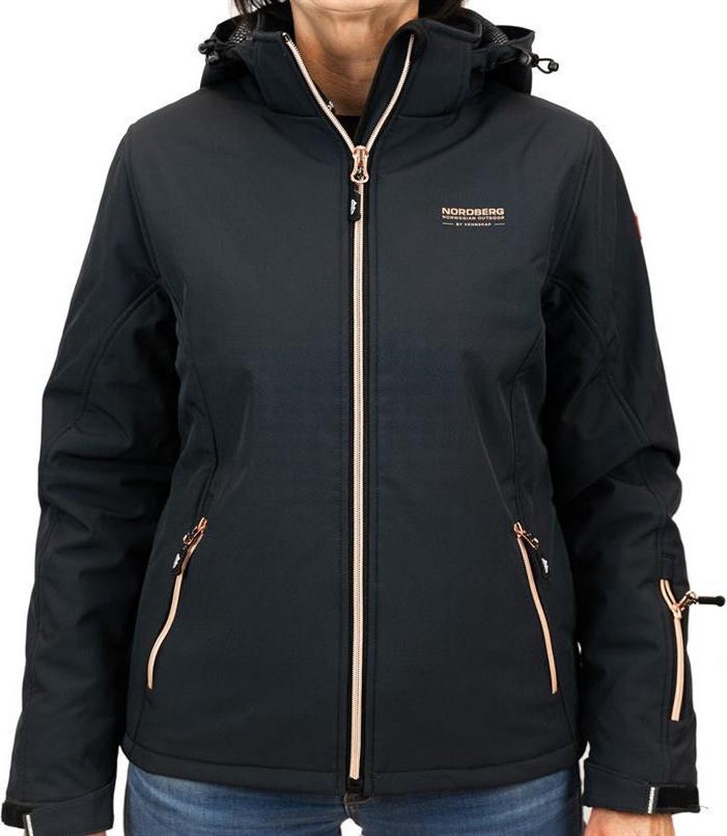 Nordberg dames winterjas Inga navy softshell - maat M