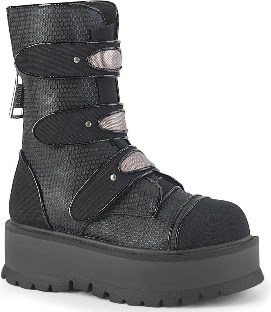 Demonia Enkellaars -36 Shoes- SLACKER-101 US 6 Zwart