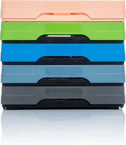 Vouwkratten TONTARELLI - set van 6 stuks - 6 kleuren