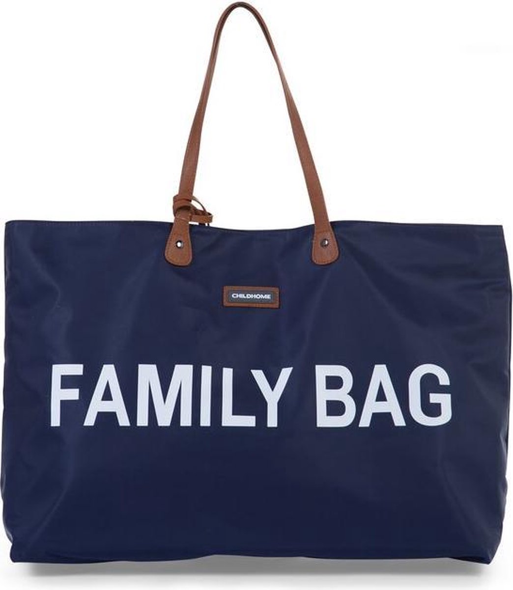 Verzorgingstas Family Bag - blauw/wit