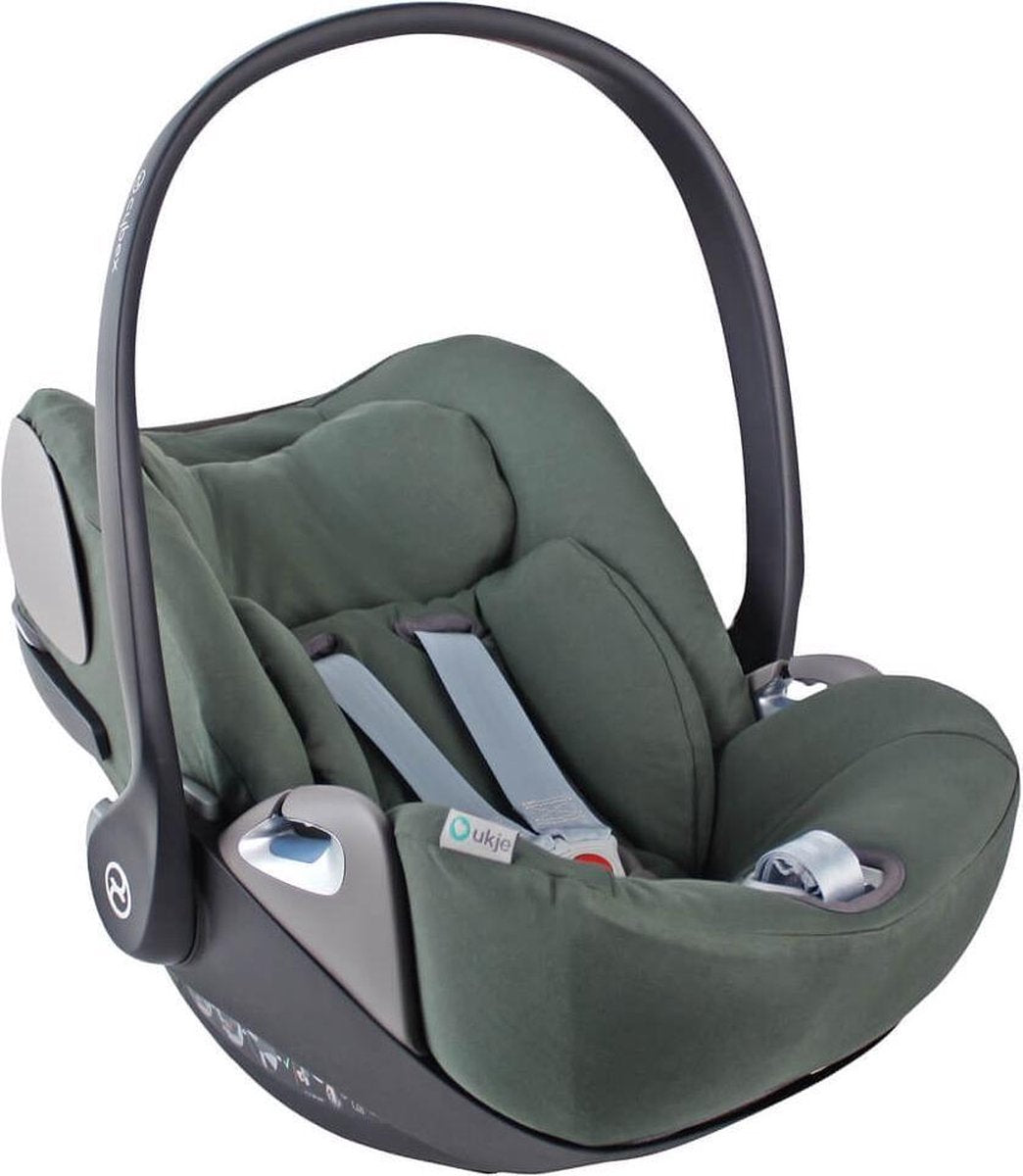 Ukje - Cybex autostoel hoes Cybex Cloud Q - Donkergroen