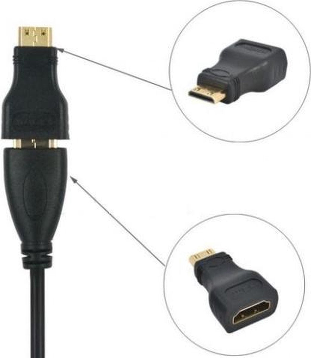 HDMI naar mini HDMI adapter 1080P
