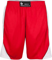 Burned Dubbelzijdig Short - Sportbroek - Rood / Wit - XXS