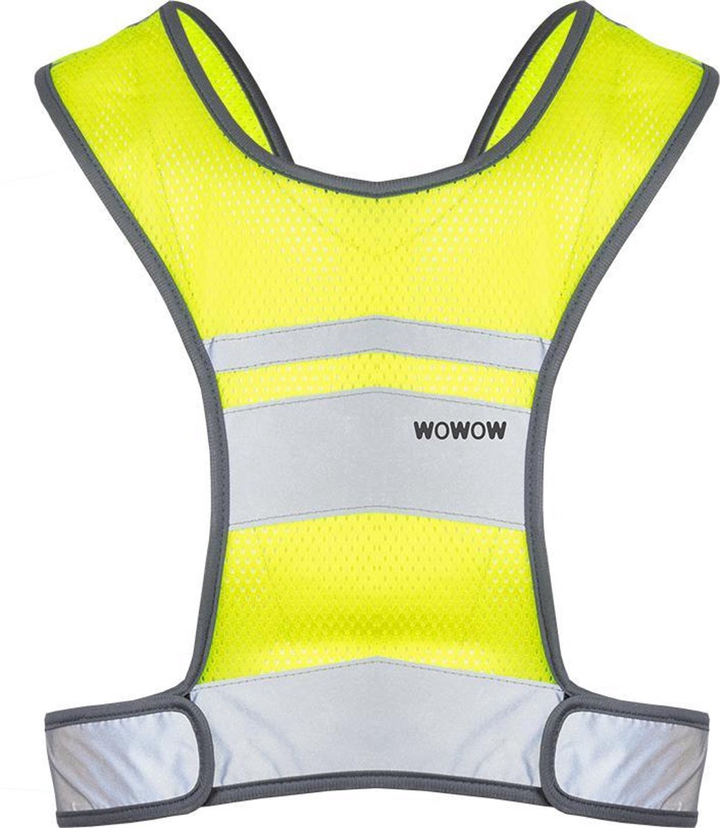 WOWOW - Nova Jacket met geïntegreerde USB oplaadbaar LED licht - S - Running jacket