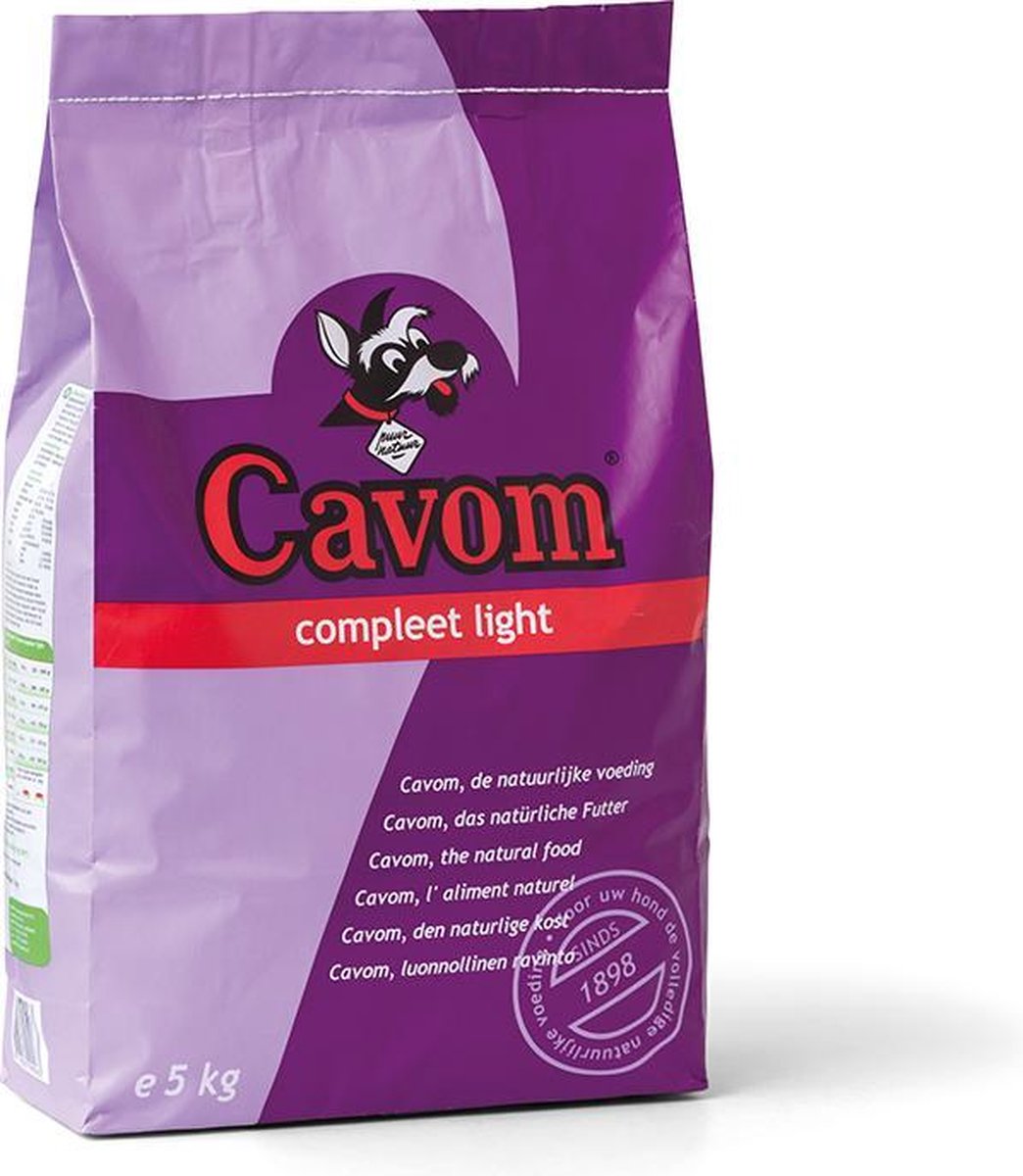 5 kg hondenvoer. Voeding voor honden met overgewicht / weinig lichaamsbeweging /  honden die na castratie of sterilisatie aanleg hebben tot overgewicht.