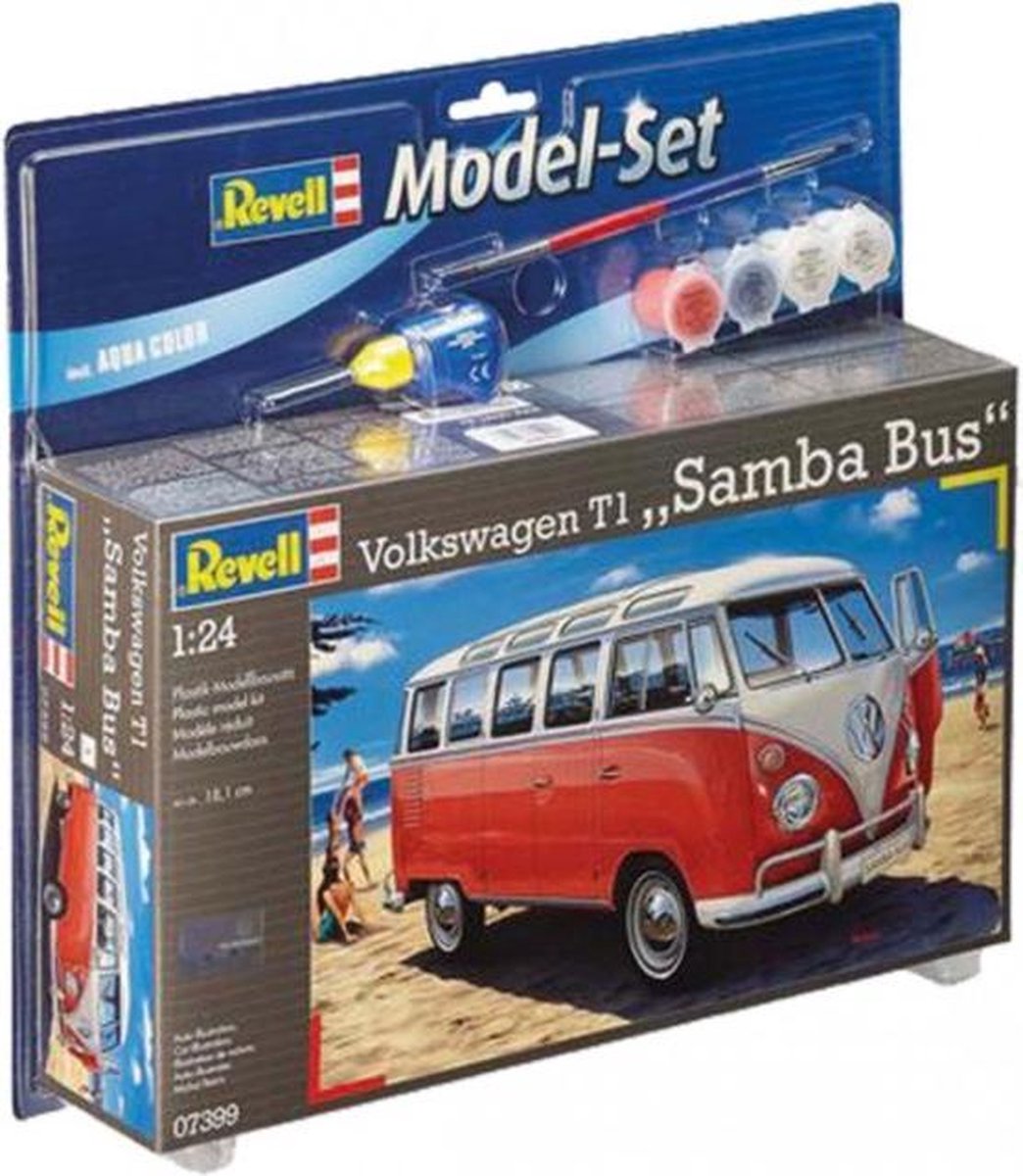 Revell Auto Bouwpakket Volkswagen T1 Samba Bus