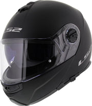 LS2 FF325 Strobe Solid systeemhelm - Motorhelm - Mat zwart - Maat S
