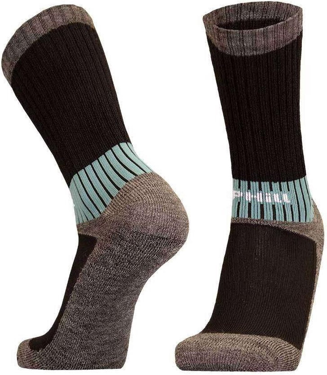 Uphillsport Wandelsokken Vaaru Bamboe Zwart/grijs Maat 43-46