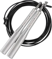 Fitness-mad Springtouw Ultra Speed 3 Meter Aluminium/pvc Zwart