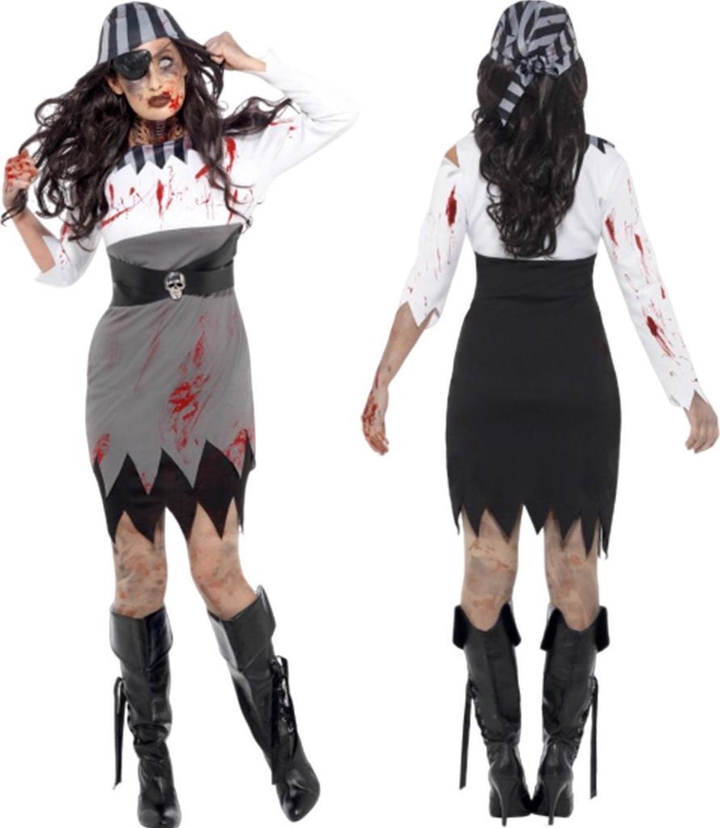 Zombie kostuum dames piraat geest.