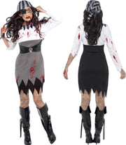 Zombie kostuum dames piraat geest.