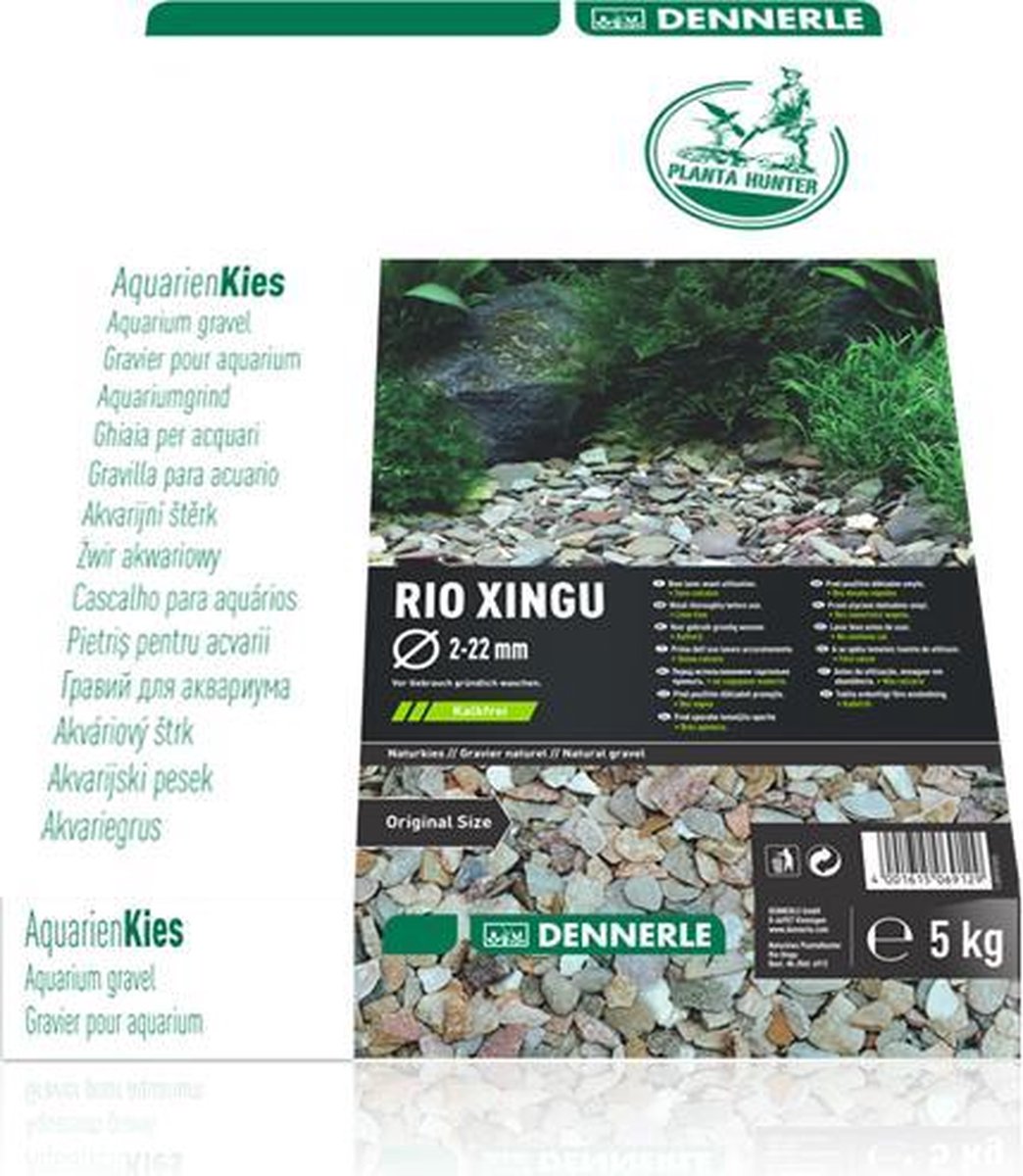 Dennerle Plantahunter Rio Xingu natuurgrind - Inhoud: 5 Kilo - Aquarium grind