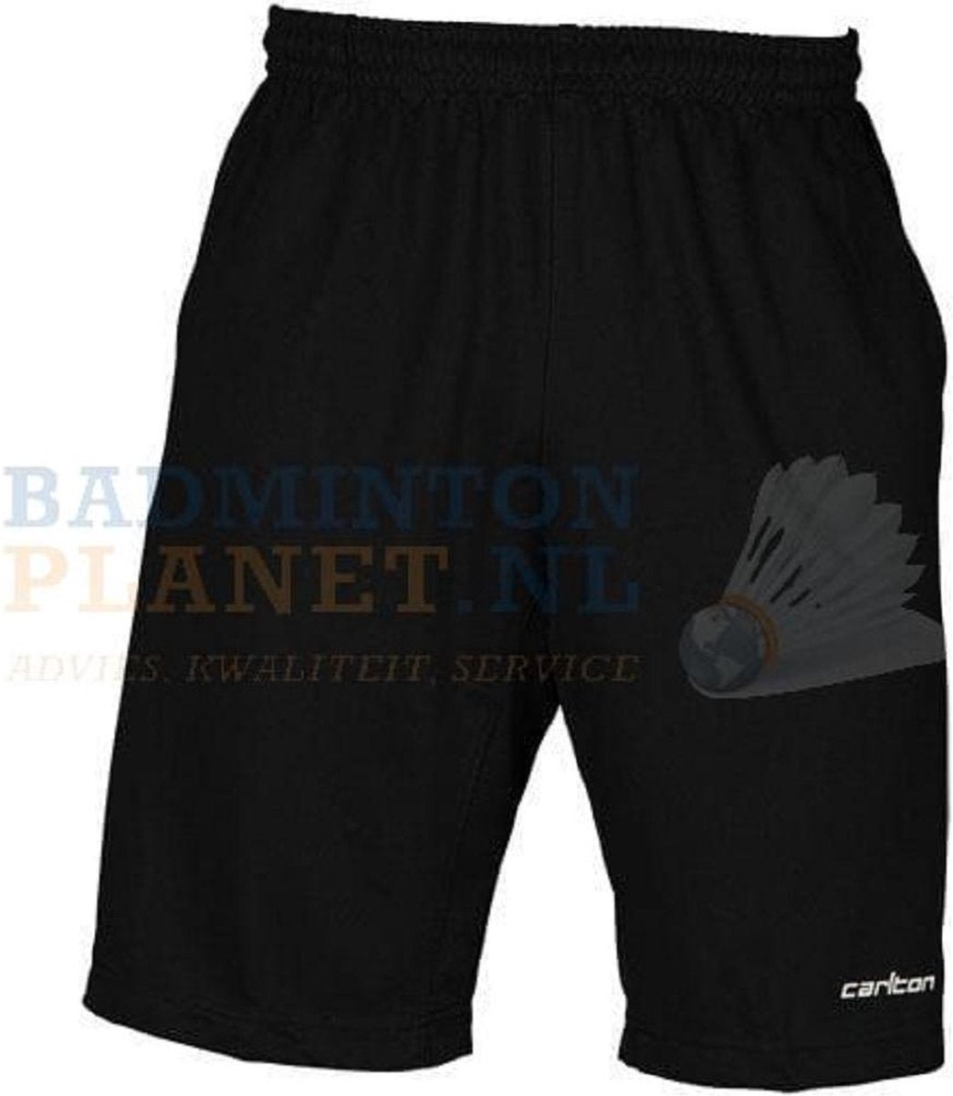 CARLTON Short Badminton Tennis Zwart maat XXL
