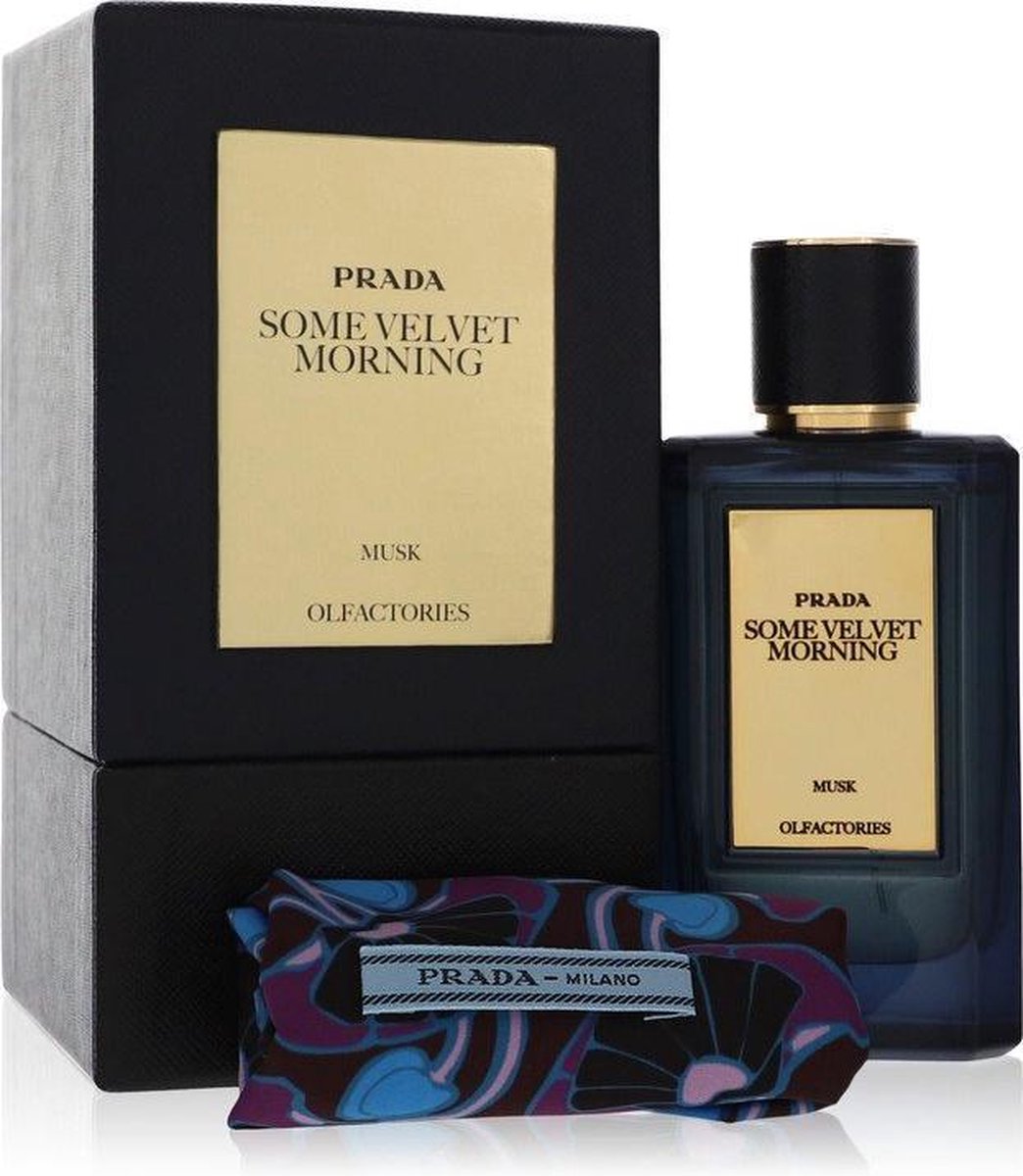 Prada Olfactories Some Velvet Morning Eau De Parfum Spray With Free Gift Pouch 100 Ml 100 Ml Eau De Parfum Spray + Gift Pouch For Men