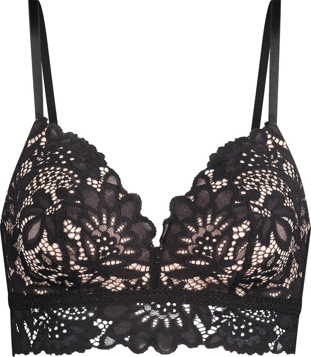 Hunkemöller Dames Voorgevormde longline bh zonder beugel Shiloh - maat D75