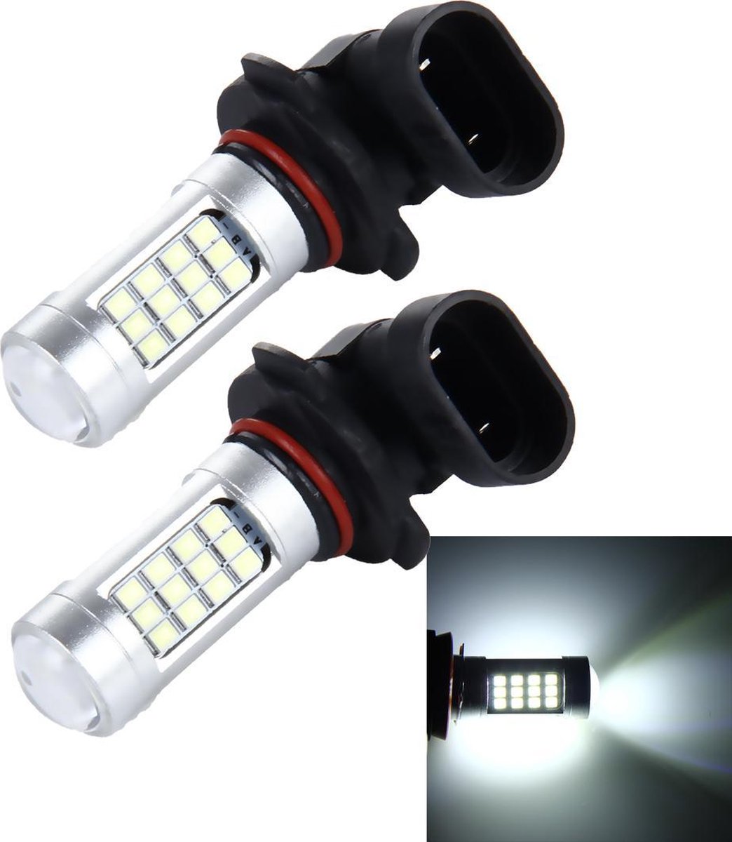 2 STUKS 9005 10W 900LM 8000K 42 SMD-2835 LED's Auto mistlichten