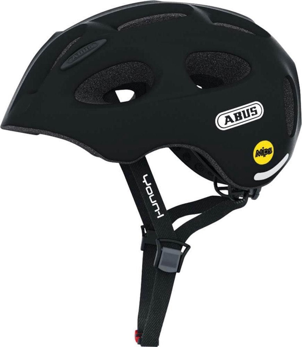 Abus Youn-I MIPS Fietshelm - Maat  M (52-57 cm) - velvet black