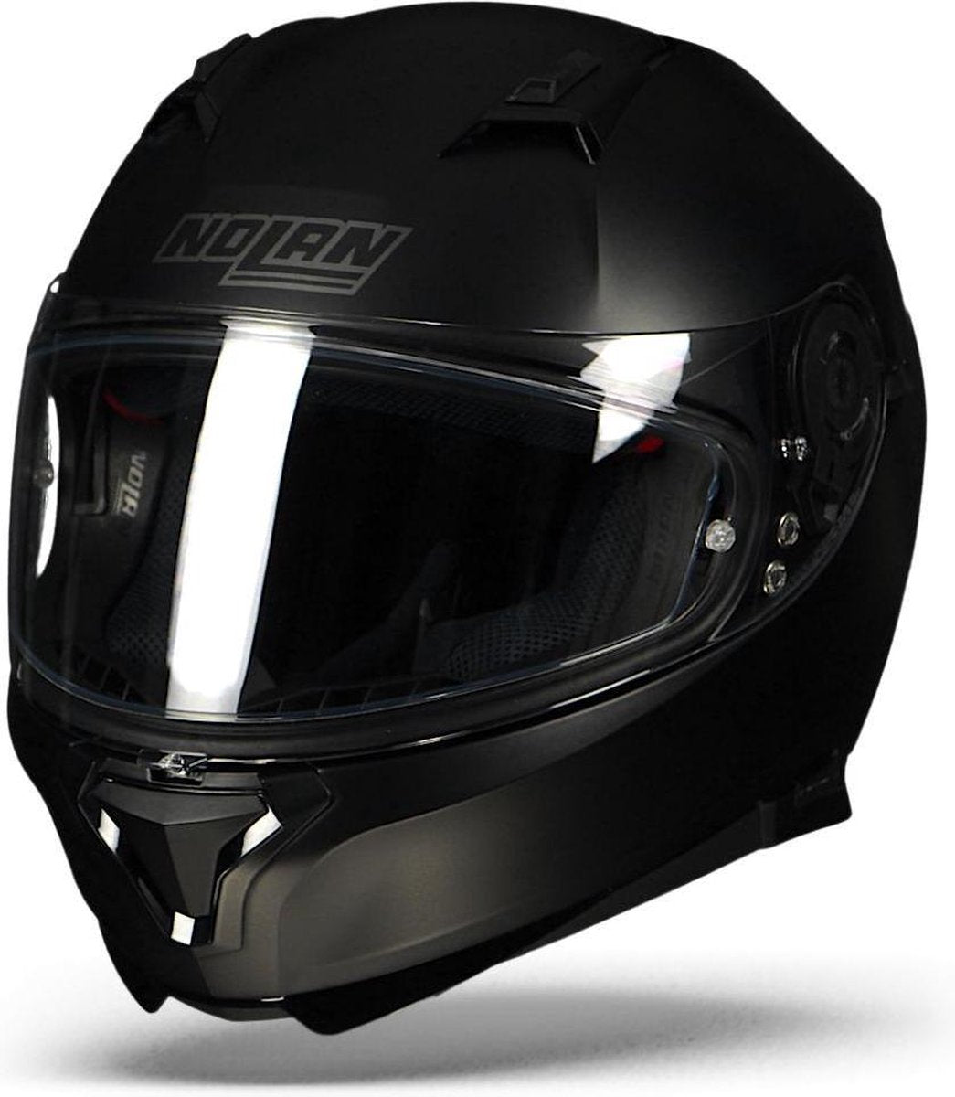 Nolan N87 Classic N-Com Zwart Matte Integraalhelm - Motorhelm - Maat XXXL