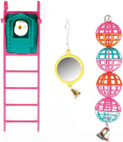 Bird toy mirror