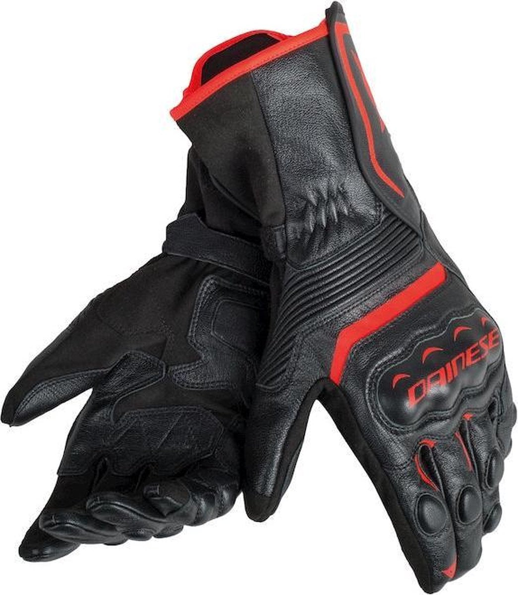 Dainese Assen Handschoen zwart/rood-fluo