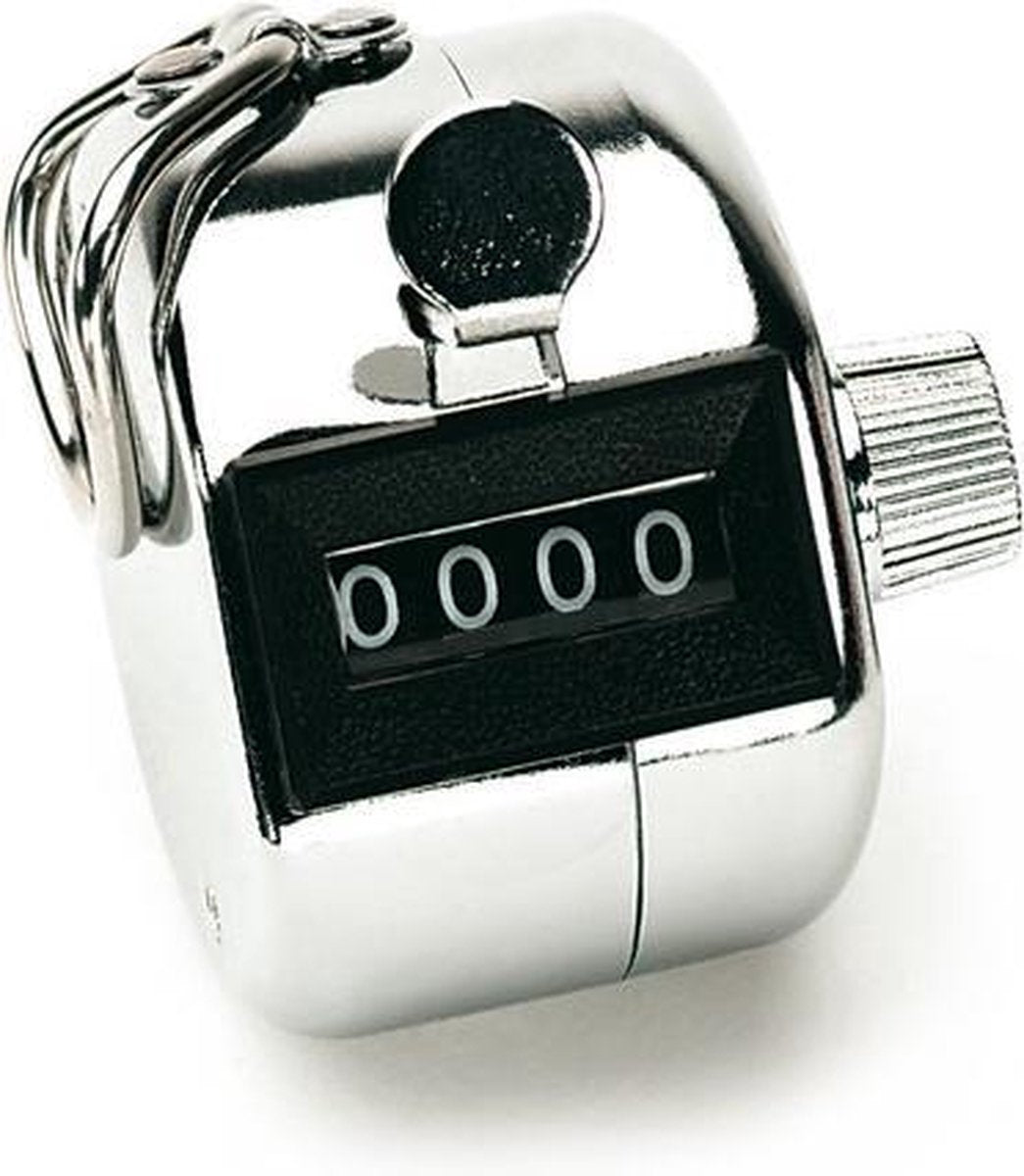 Precision Handteller 5 X 5 Cm Chroom Zilver