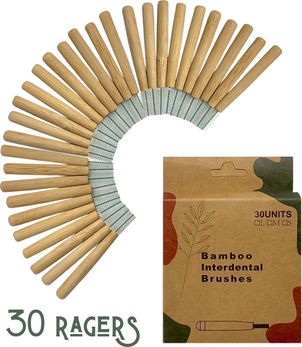 green-goose® Bamboe Ragers | 30 Stuks | ISO 4 | Vegan | Duurzaam