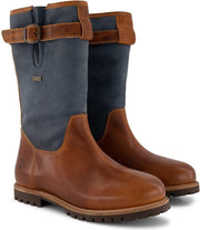 Travelin' Konstanz Heren - Leren outdoorlaarzen - Waterdicht en Ademend - Laars - Blauw leer - Maat 44
